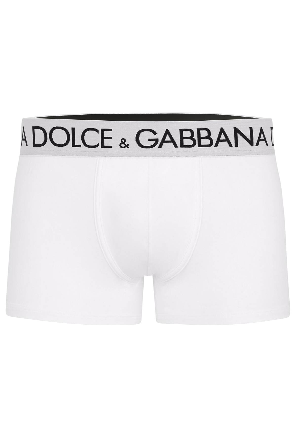 Shop Dolce & Gabbana Bi-pack Underwear Boxer In White
