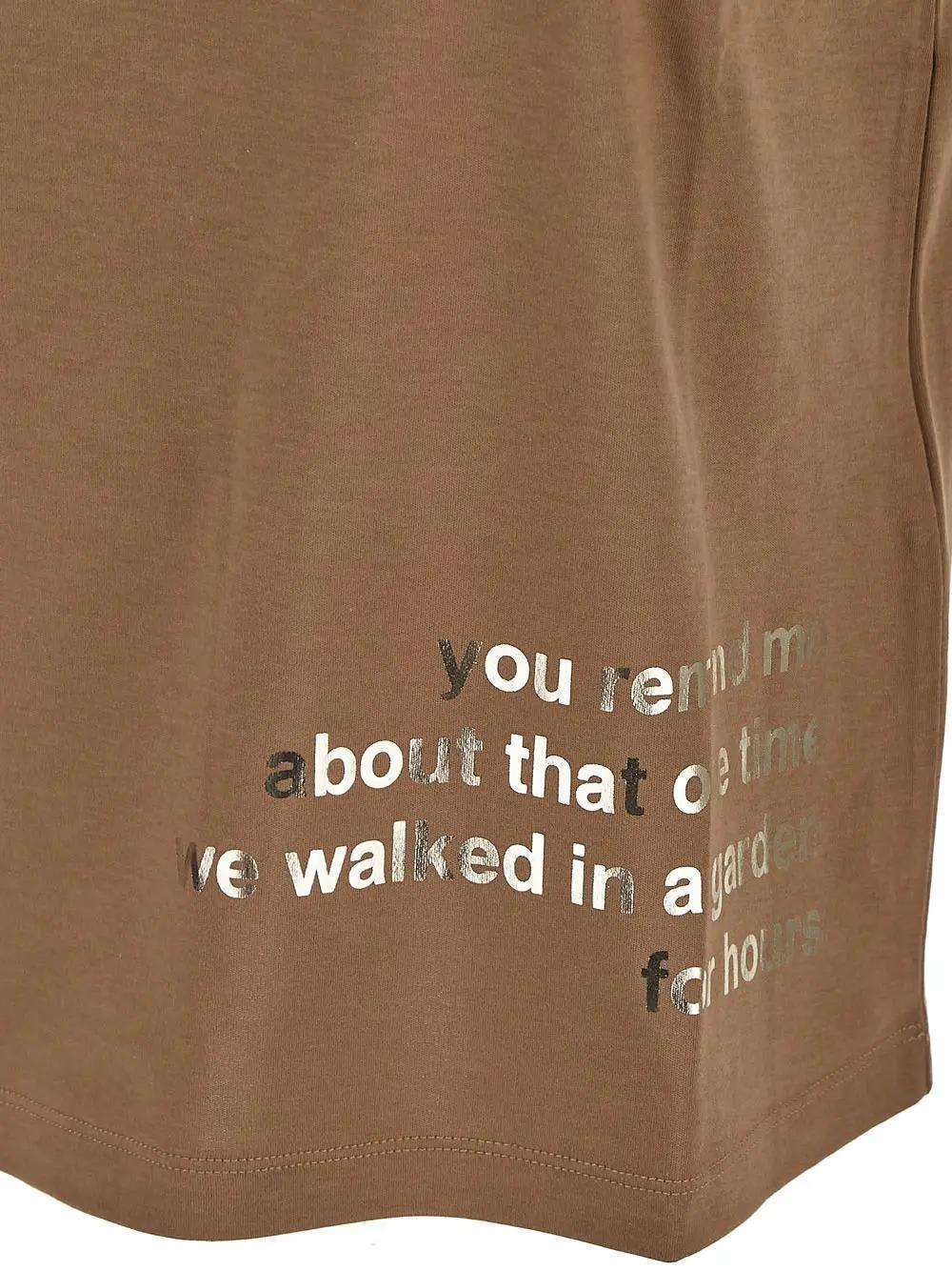 Shop 's Max Mara Aris T-shirt In Brown