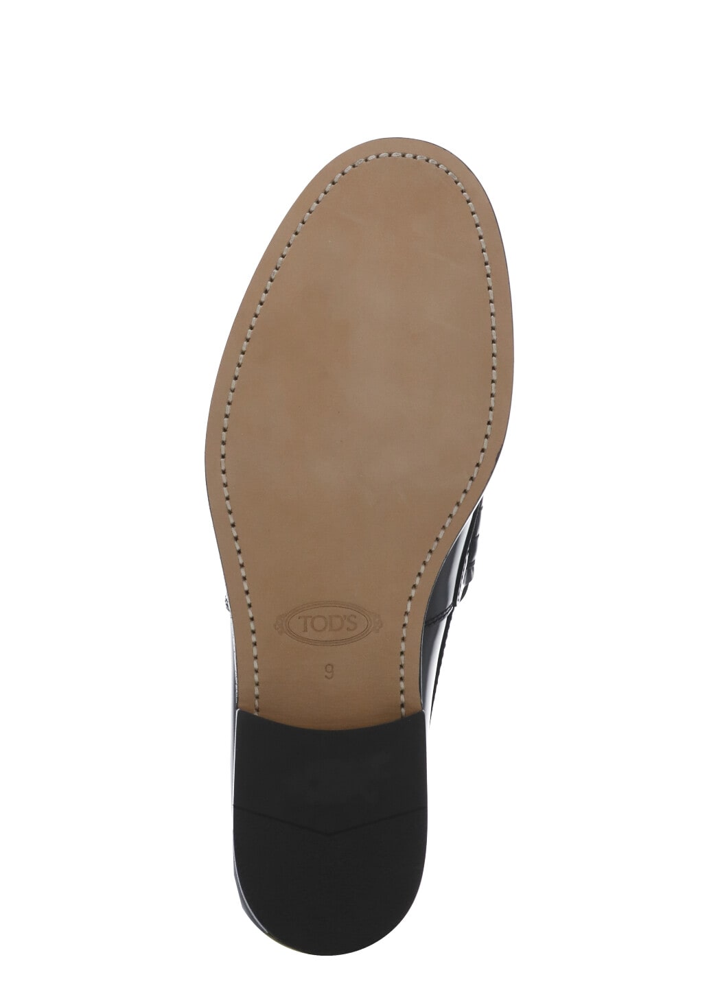 Tod's Leather Loafers In Black