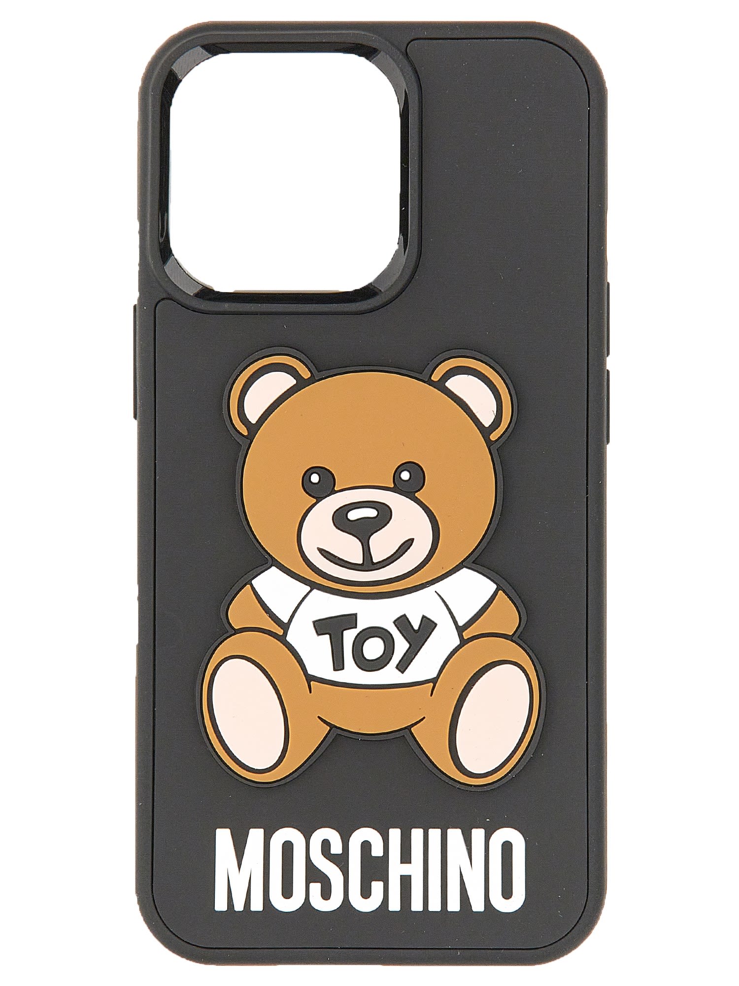 Moschino Case For Iphone 13 Pro In Nero