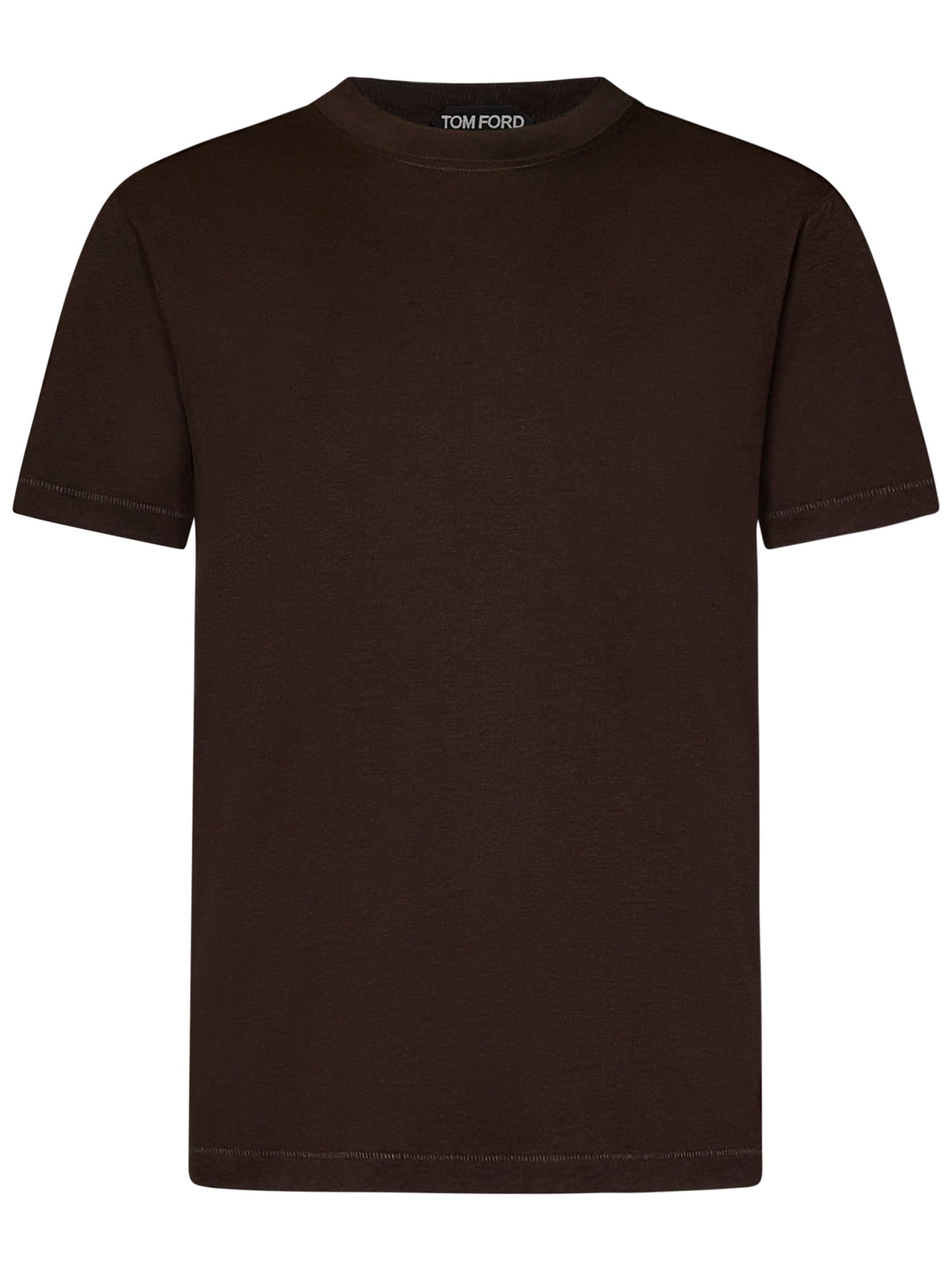 Shop Tom Ford T-shirt In Brown