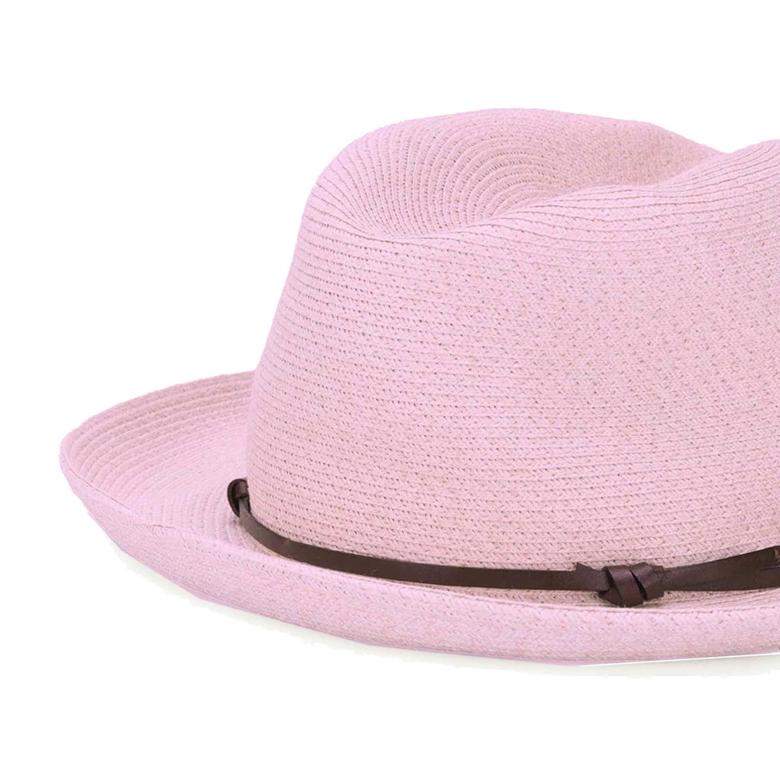 Mc2 Saint Barth Pink Paper Hat In Pink