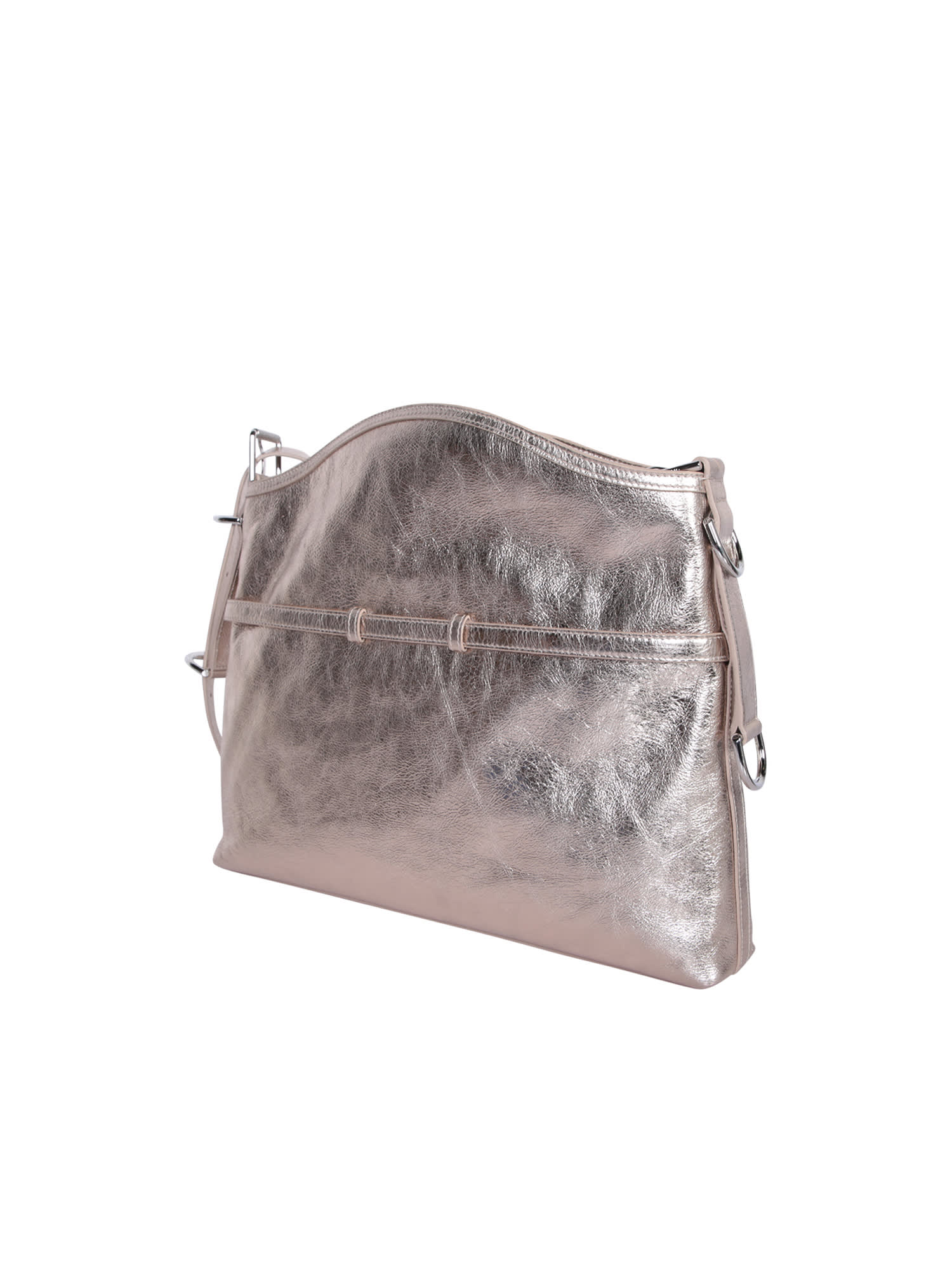 Givenchy Voyou Medium Bag In Metallic