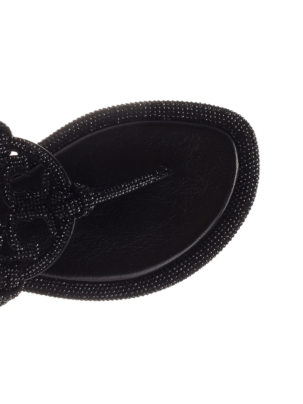 Shop Tory Burch Miller Embellished Sandals In Black