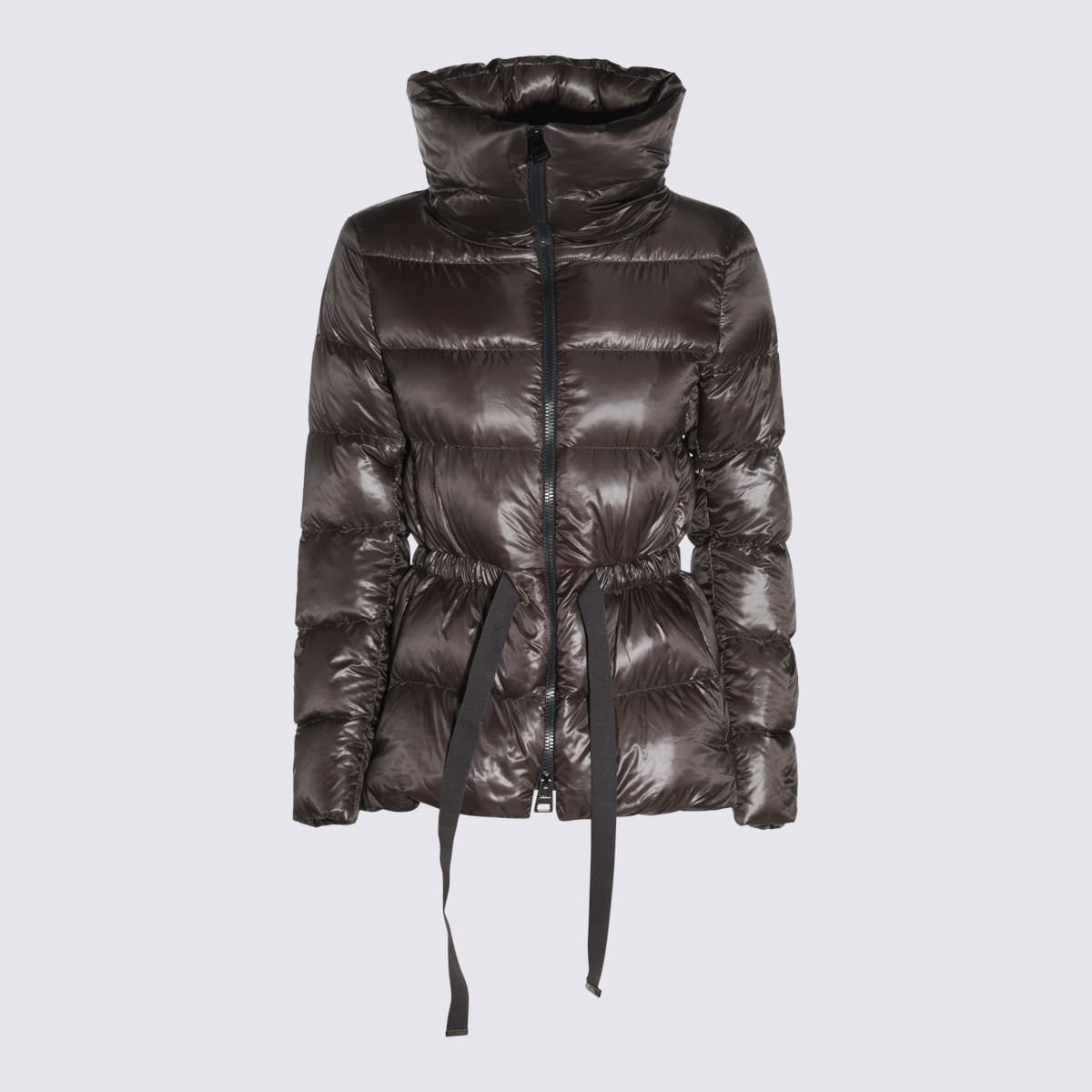 Shop Herno Dark Grey Down Jacket In Anthracite