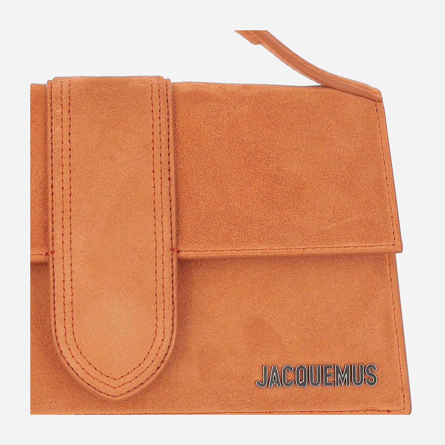 Jacquemus Womens Terracotta Le Grand Bambino Leather Top Handle Bag In Brown