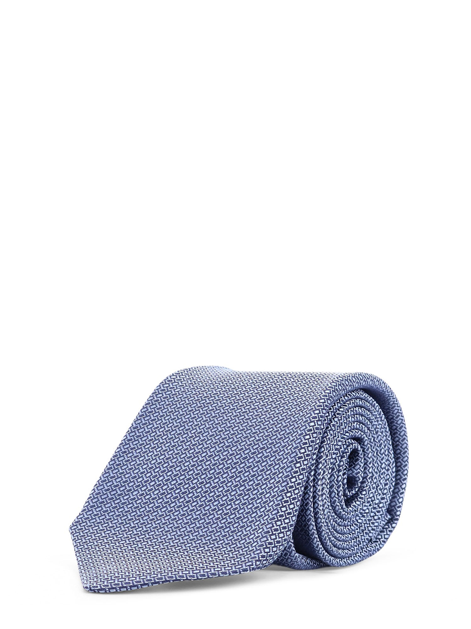 Kiton Silk Tie In Blue