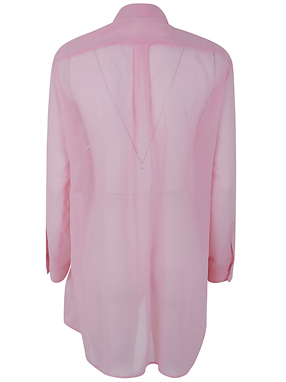 Shop Comme Des Garçons Shirt With Knot In Pink