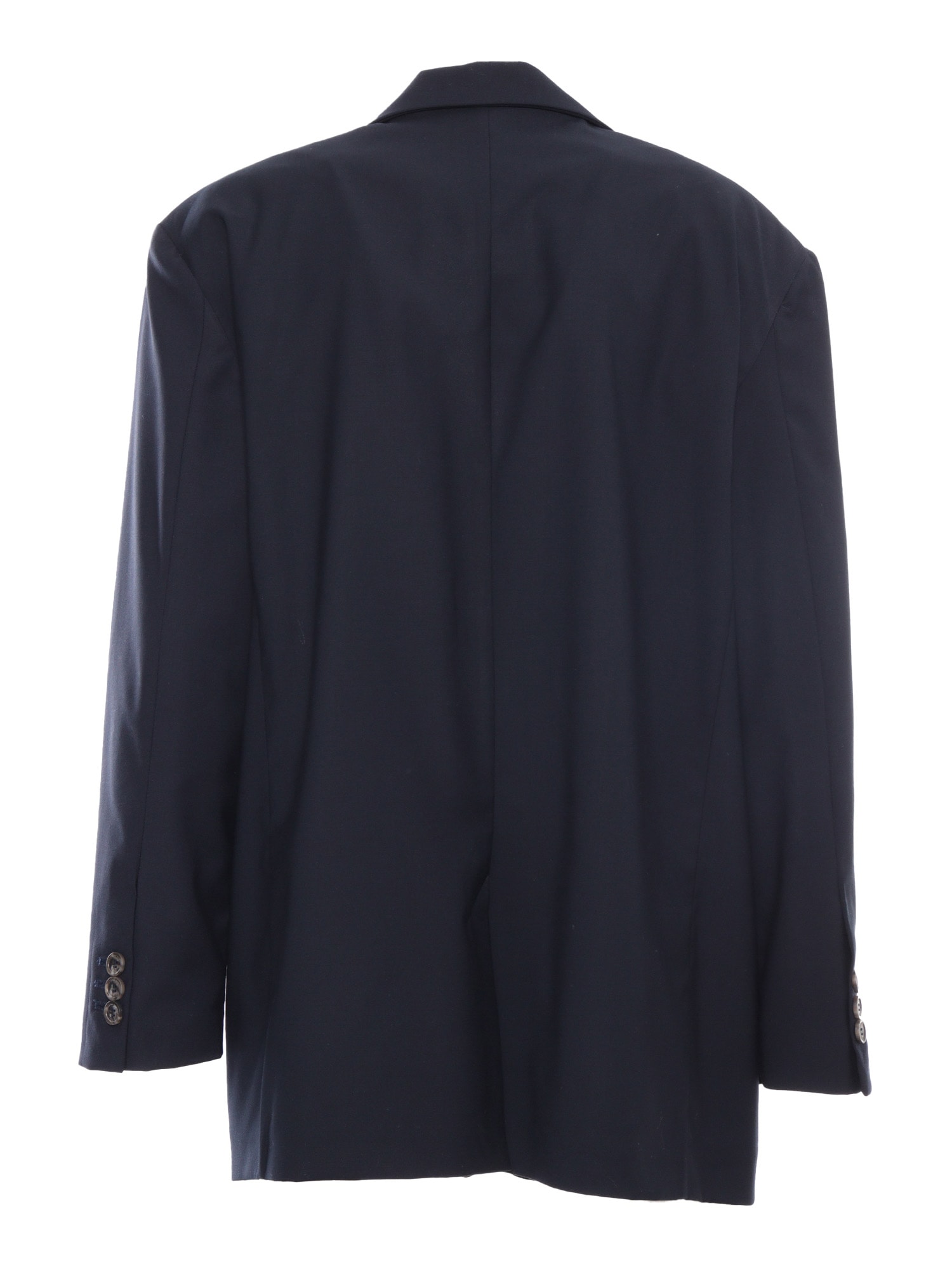 Douuod Oversized Blue Blazer In Blue