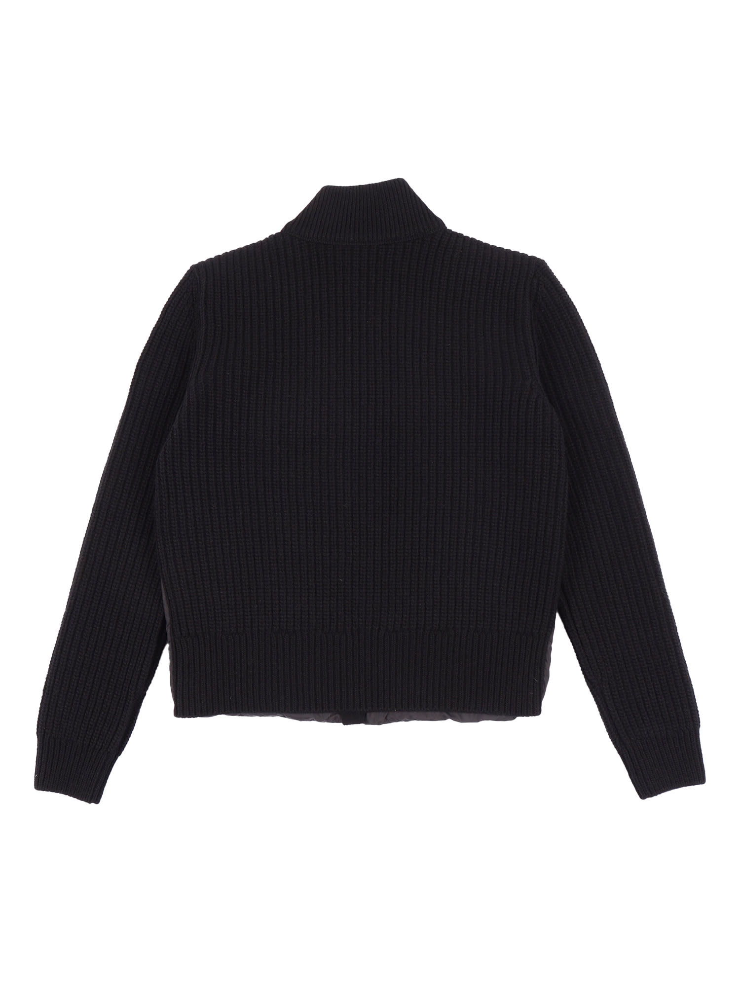 Moncler Cardigan In Black