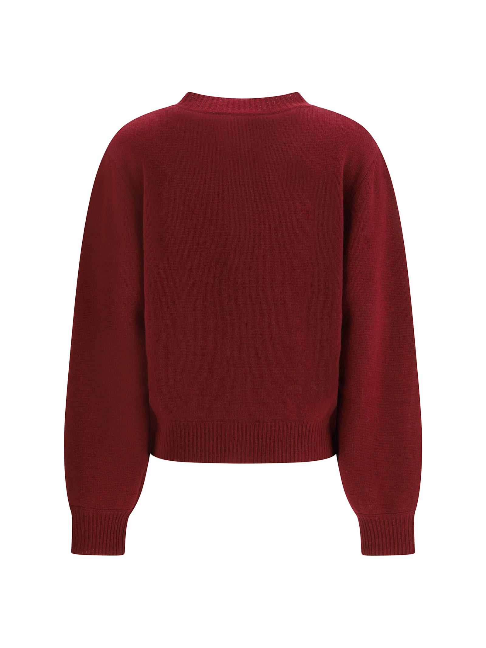 Marni Cashmere Cardigan With Patch In Red