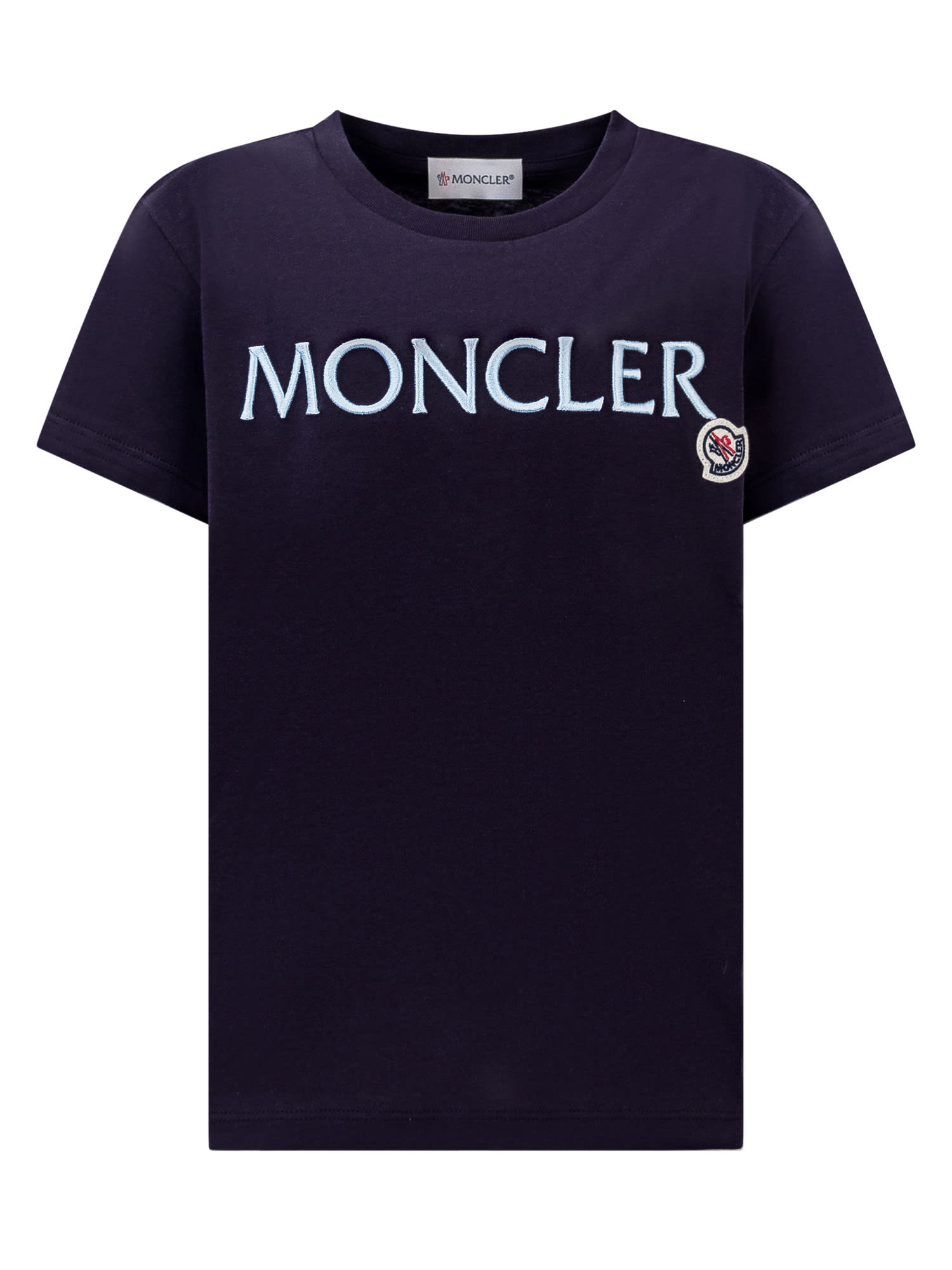 Moncler Kids Logo Stretch-cotton T-shirt