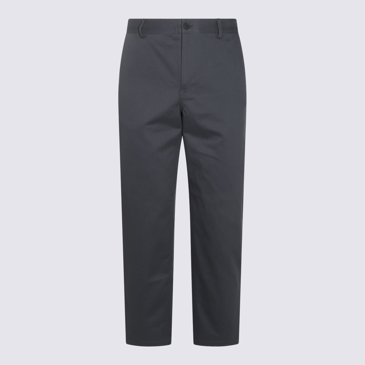 Maison Kitsuné Grey Cotton Pants Maison Kitsuné