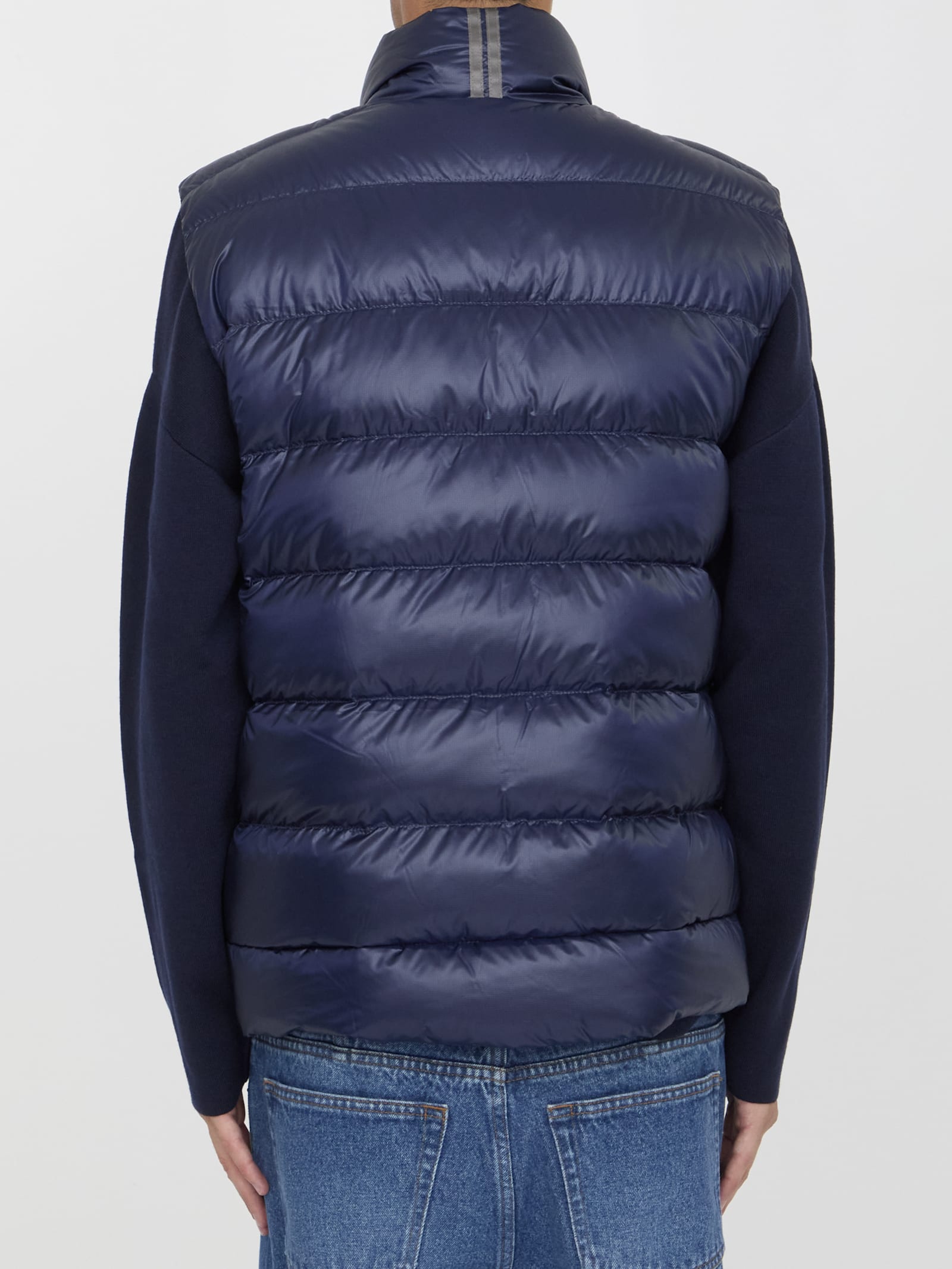 Shop Canada Goose Crofton Vest In Blue