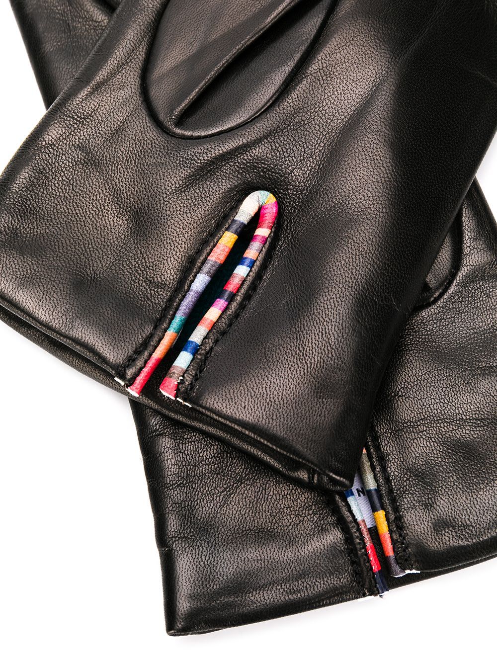 Shop Paul Smith Women Glove Con Swirl In Black