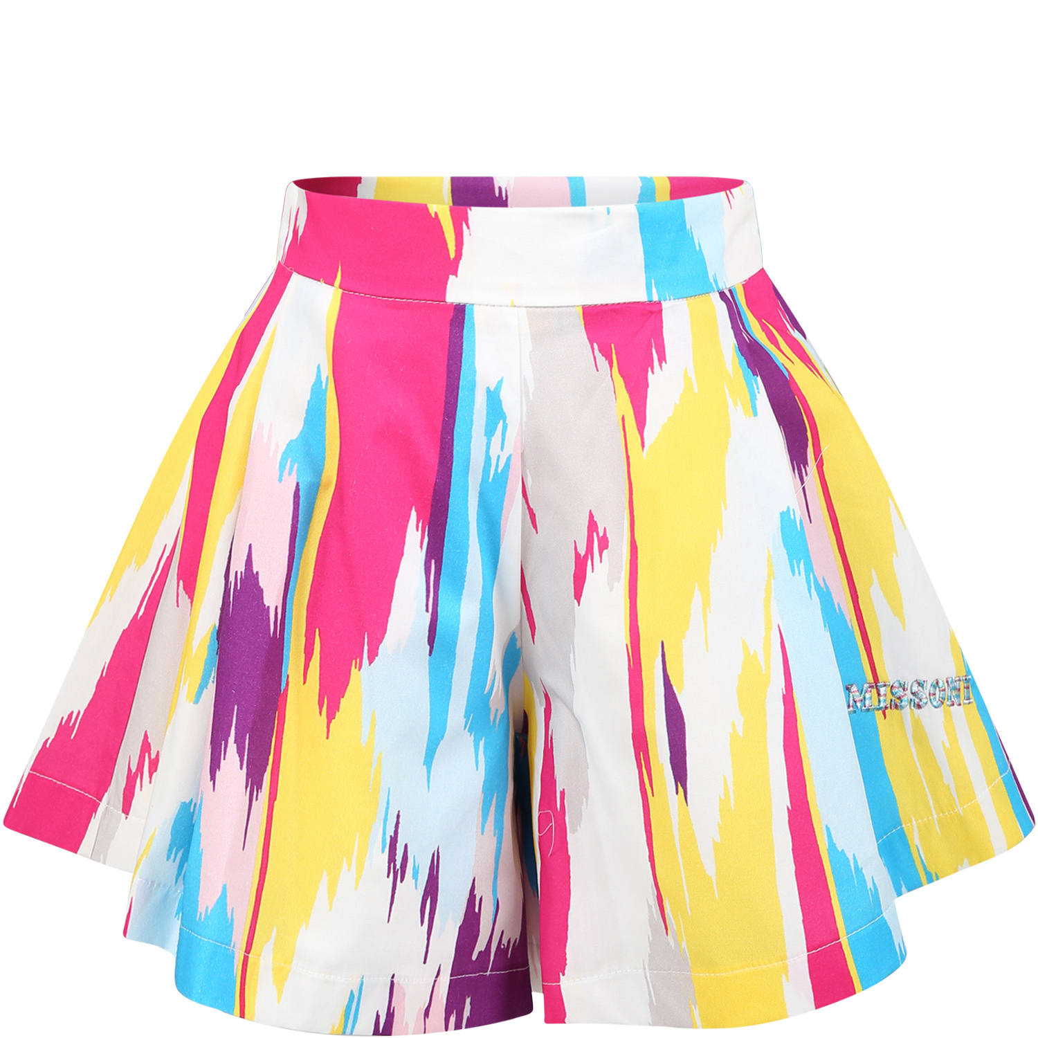 Missoni Kids' Multicolor Shorts For Girl With Logo