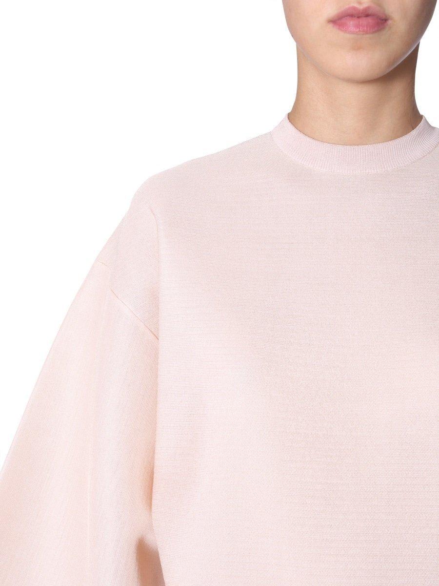 Shop Givenchy Wide Sleeved Pullover In Pink