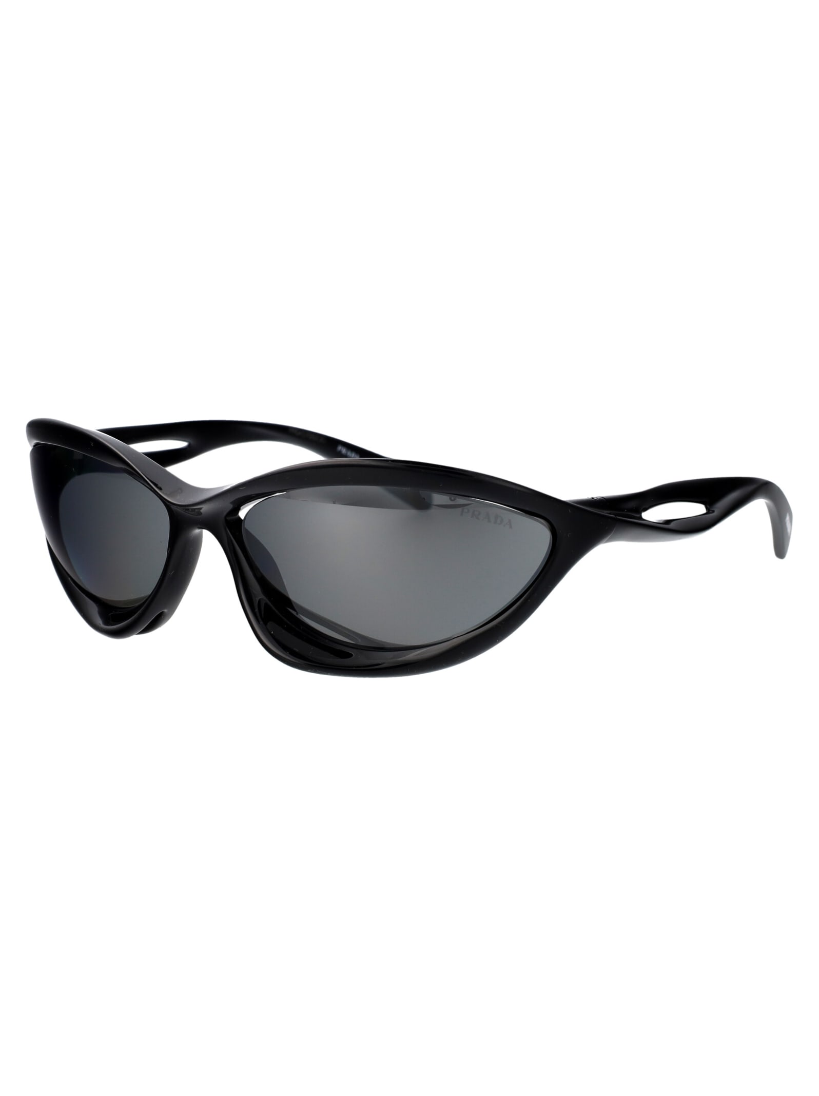 Shop Prada 0pr A23s Sunglasses In 1ab5s0 Black