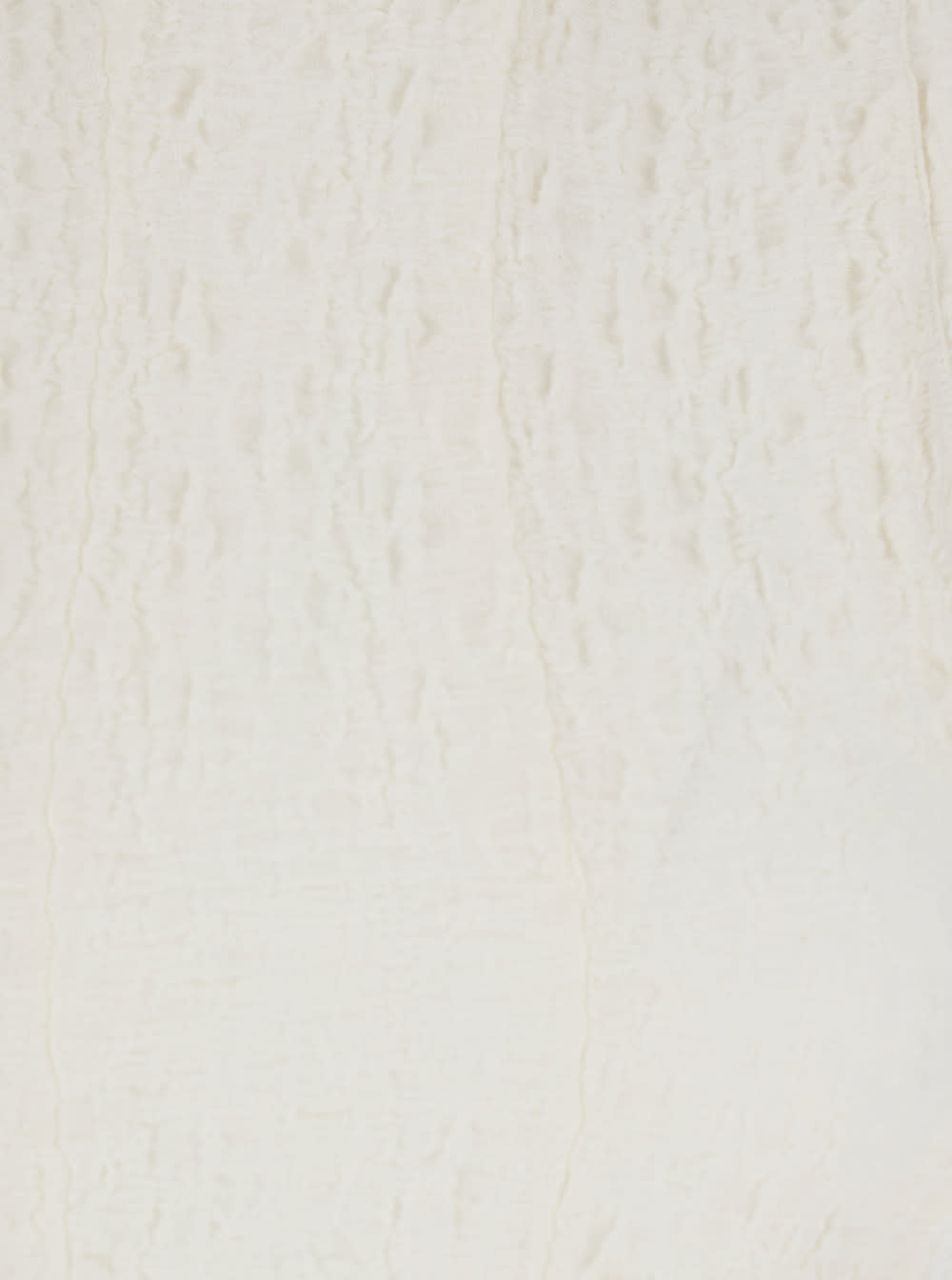 Msgm White Dress With Peplum Design And Hidden Back Closure In Cotton Blend Woman In White