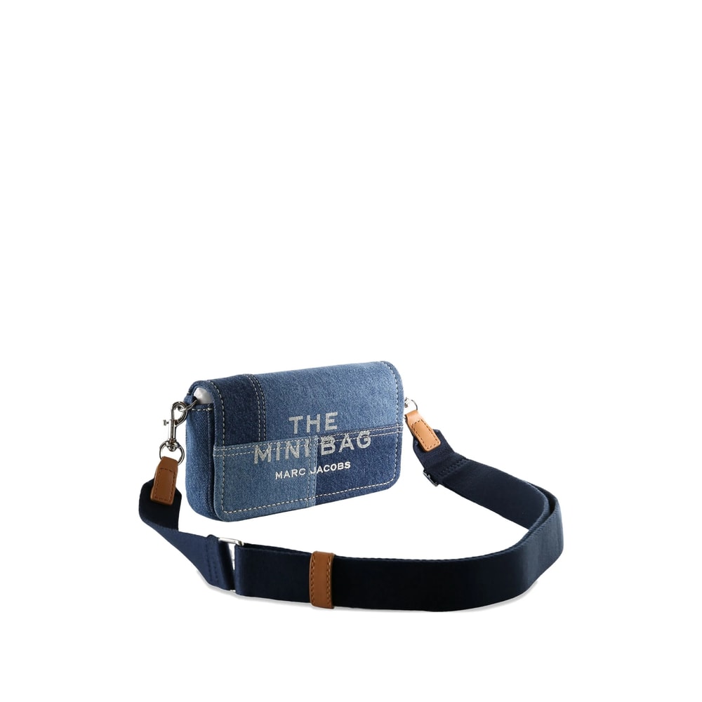 Marc Jacobs Mini Bags With Adjustable Strap And Stitching In Blue