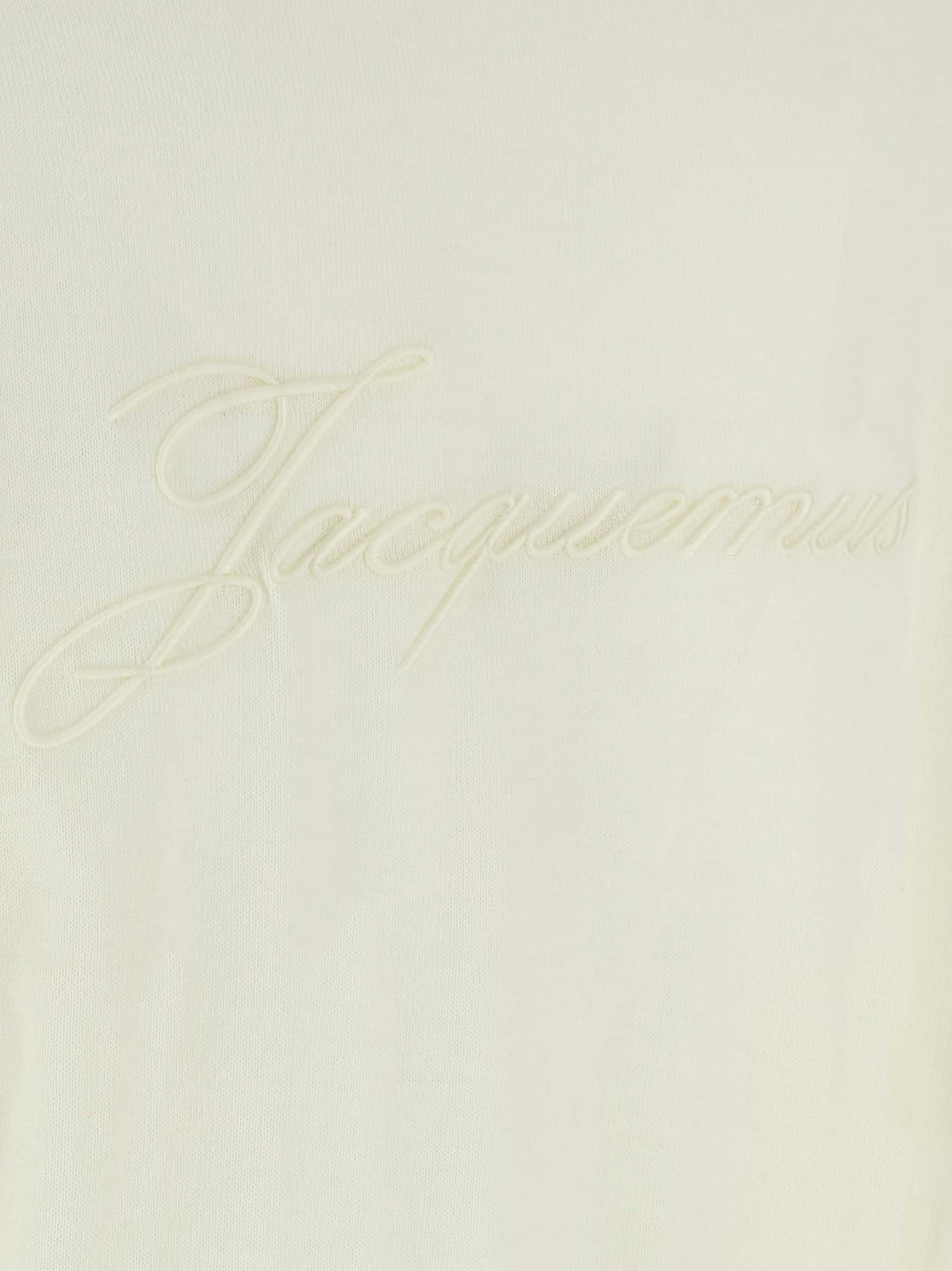 Jacquemus 'le Sweater Brodé' Sweater In Neutral