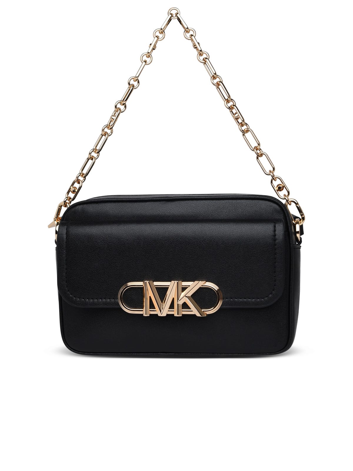 Michael Michael Kors Parker Bag In Black Leather In Black
