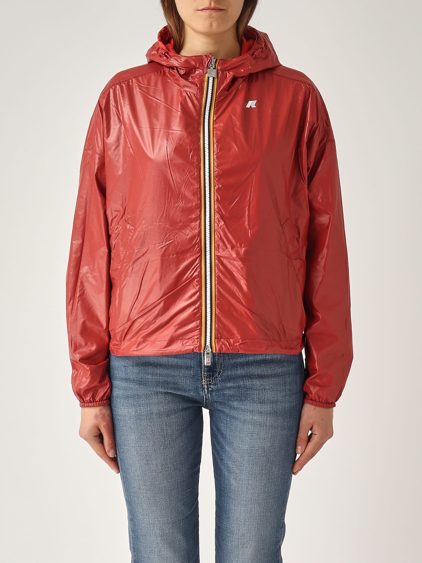 K-way Laurette Plus.2 Double Jacket In Red