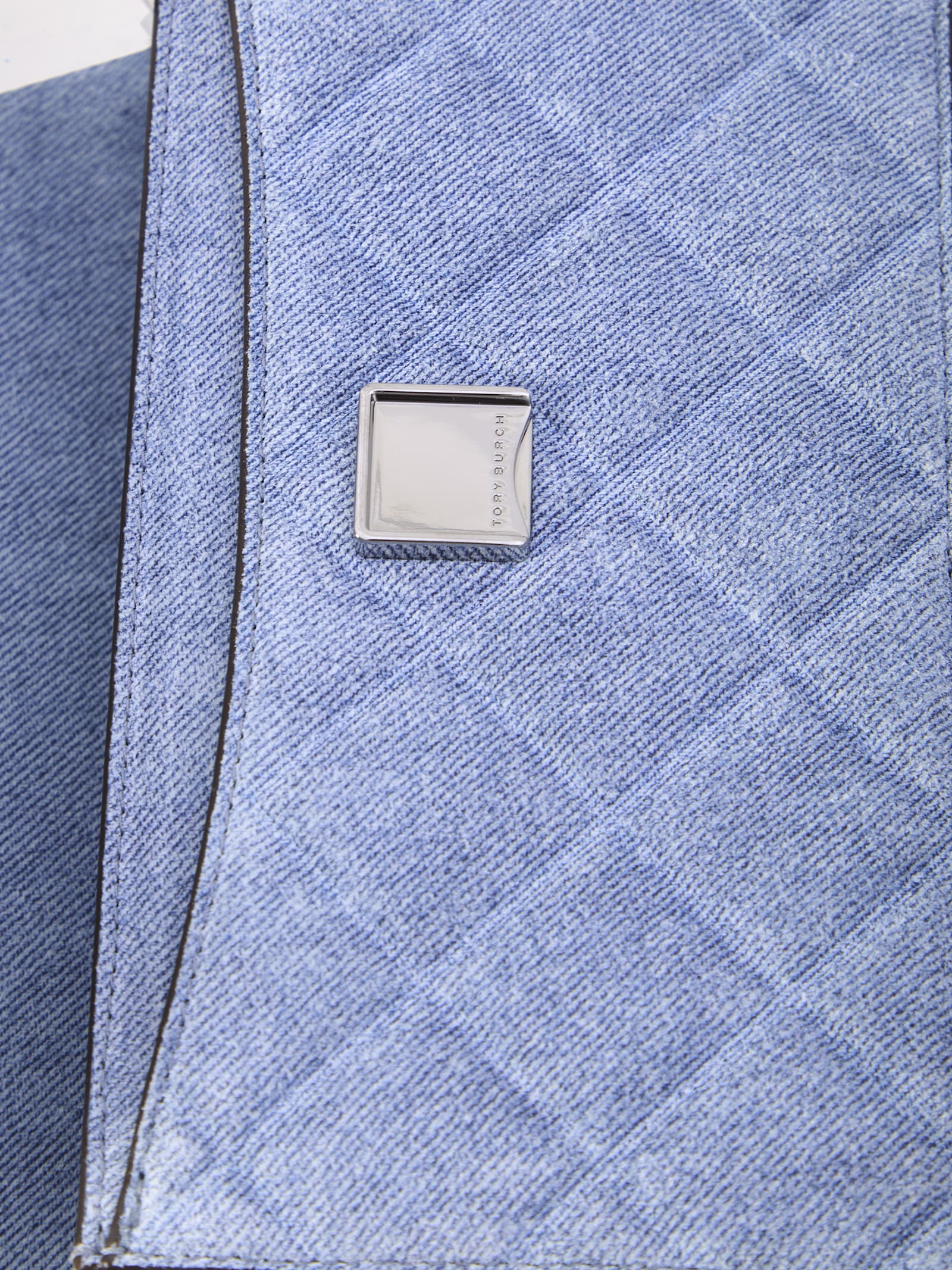 Tory Burch Small Fleming Bag In Blue