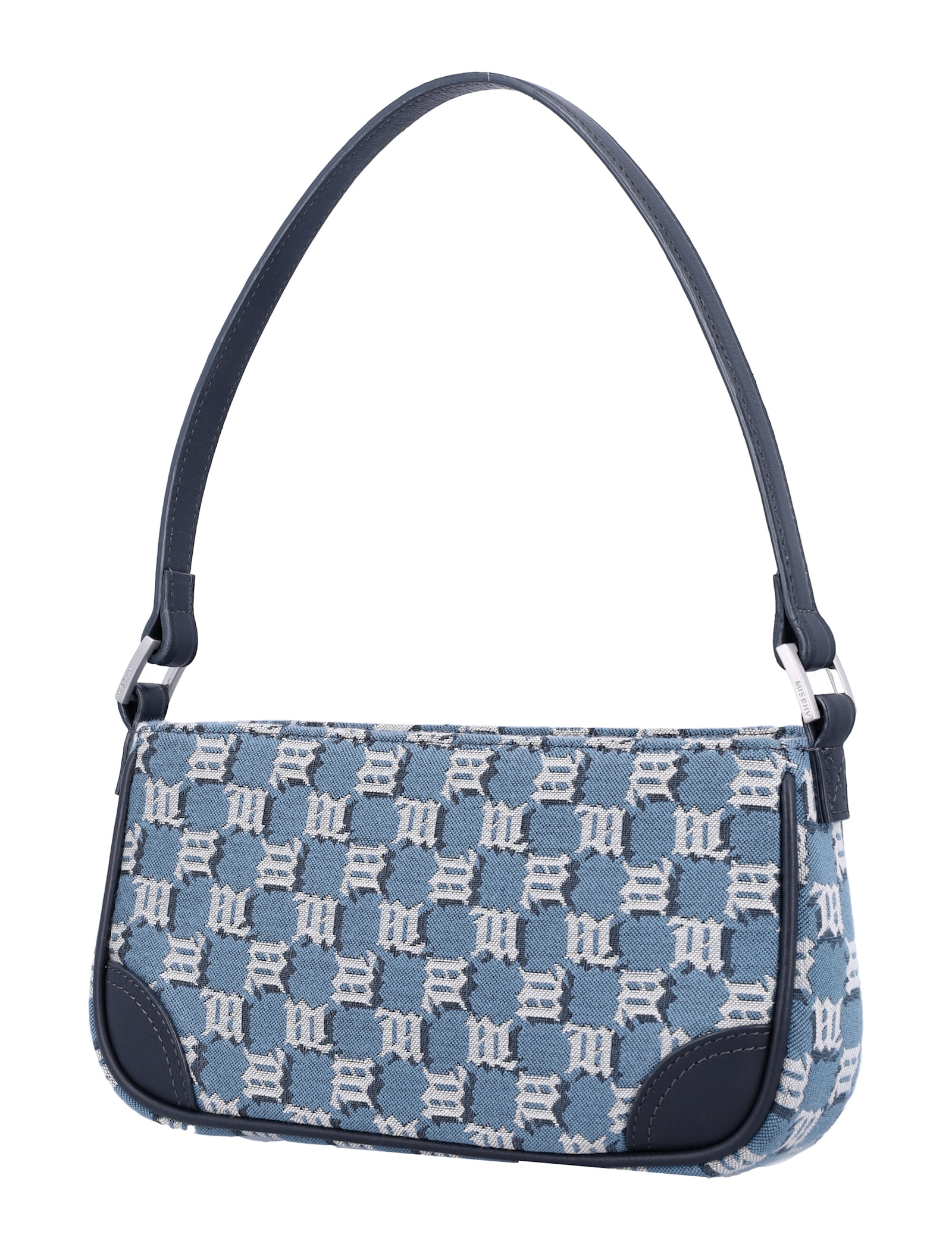 Shop Misbhv 90 Jacquard Mini Bag In Blue