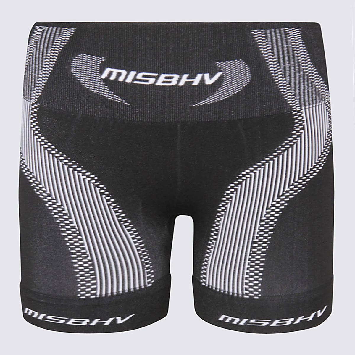 Shop Misbhv Black And White Shorts