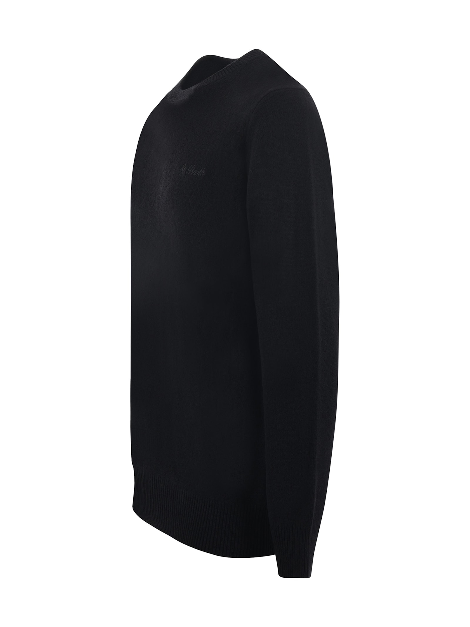 Shop Mc2 Saint Barth Sweater In Black