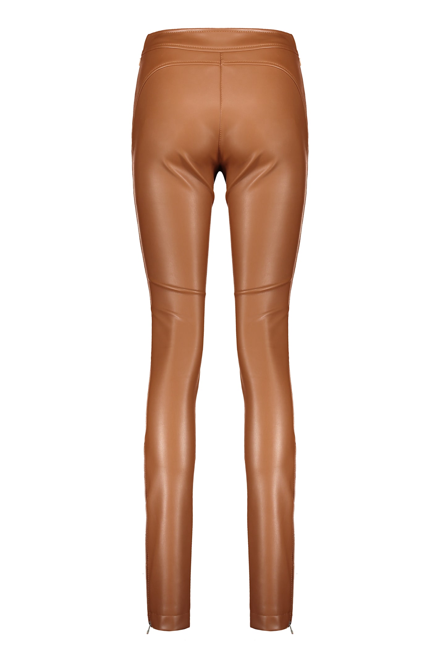 Cedric Charlier High-waist Leggings In Brown