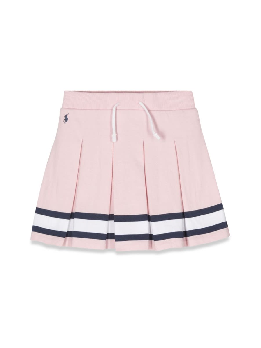 Shop Ralph Lauren Pleatskirt-skirtx2;full In Pink
