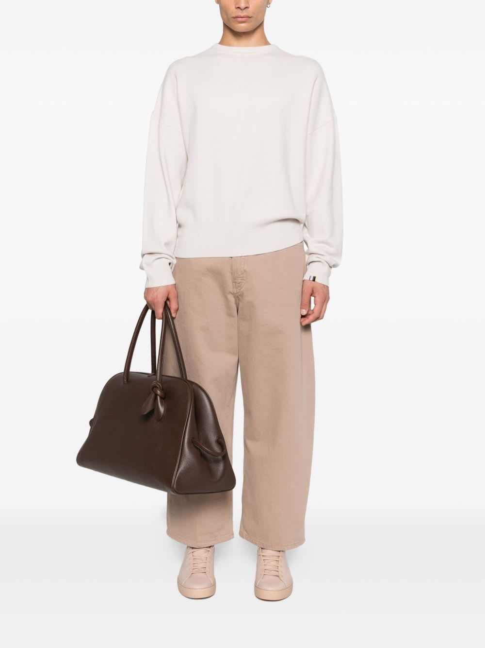 Extreme Cashmere Cashmere Crewneck Sweater In Neutral