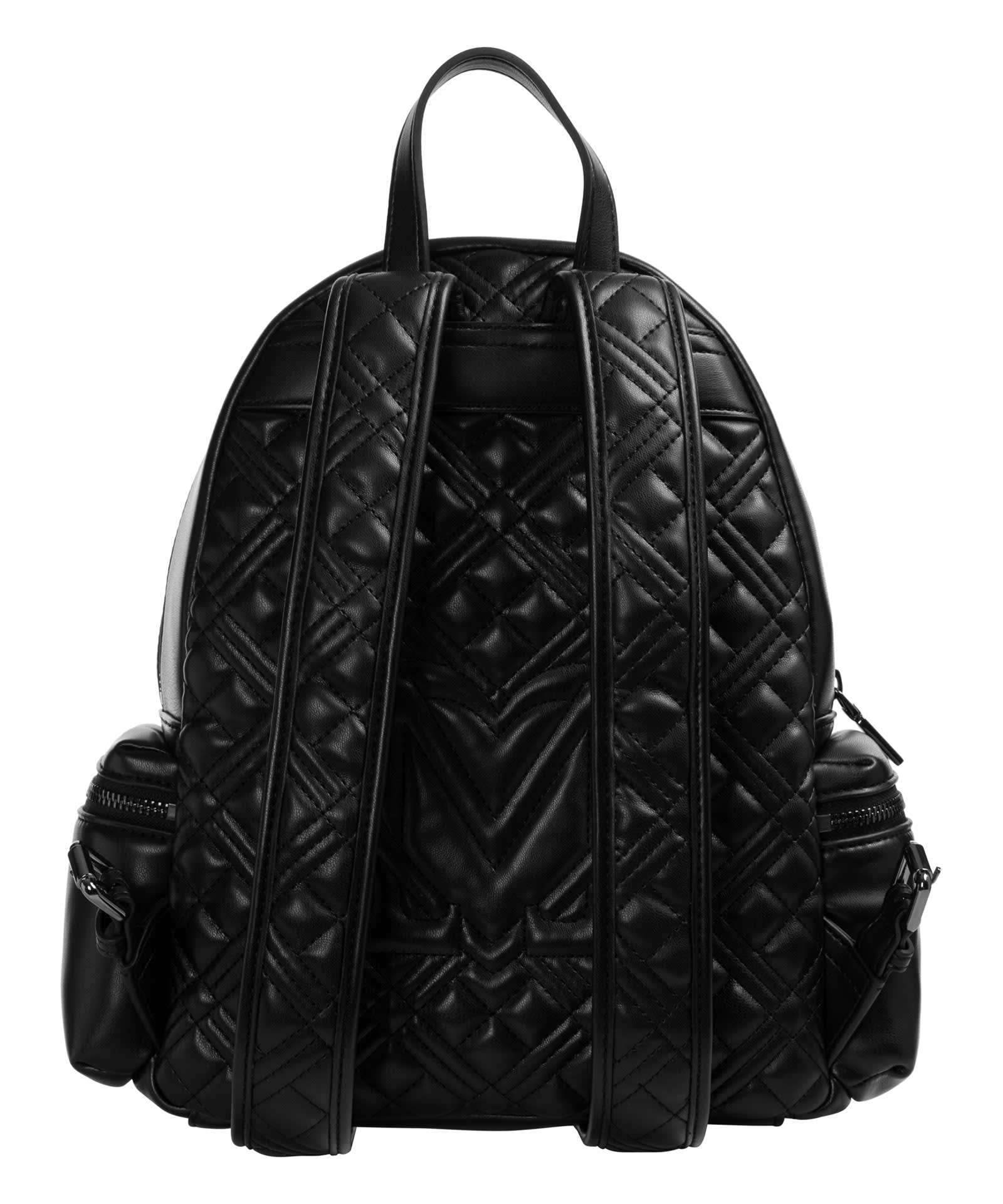 Shop Moschino Backpack In A Nero