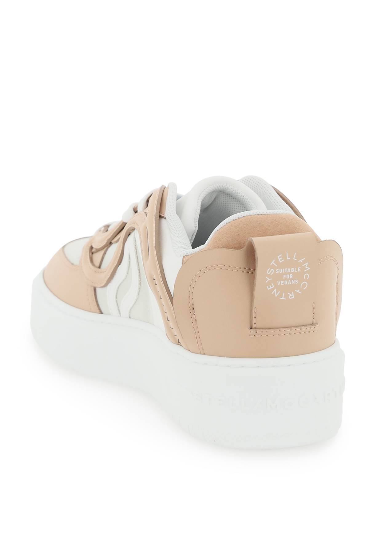 Stella Mccartney Stella Mc Cartney Multicolor Sporty Mat S Wave Sneakers In New Blush (white)