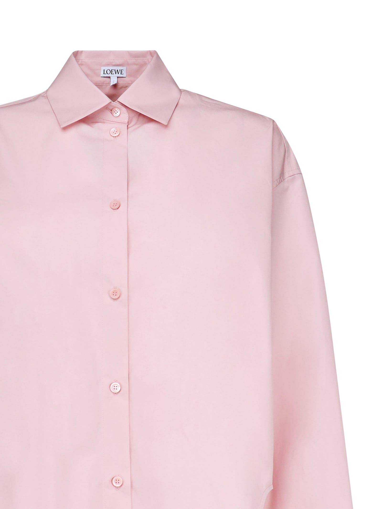 Loewe Cotton Shirt In Pink