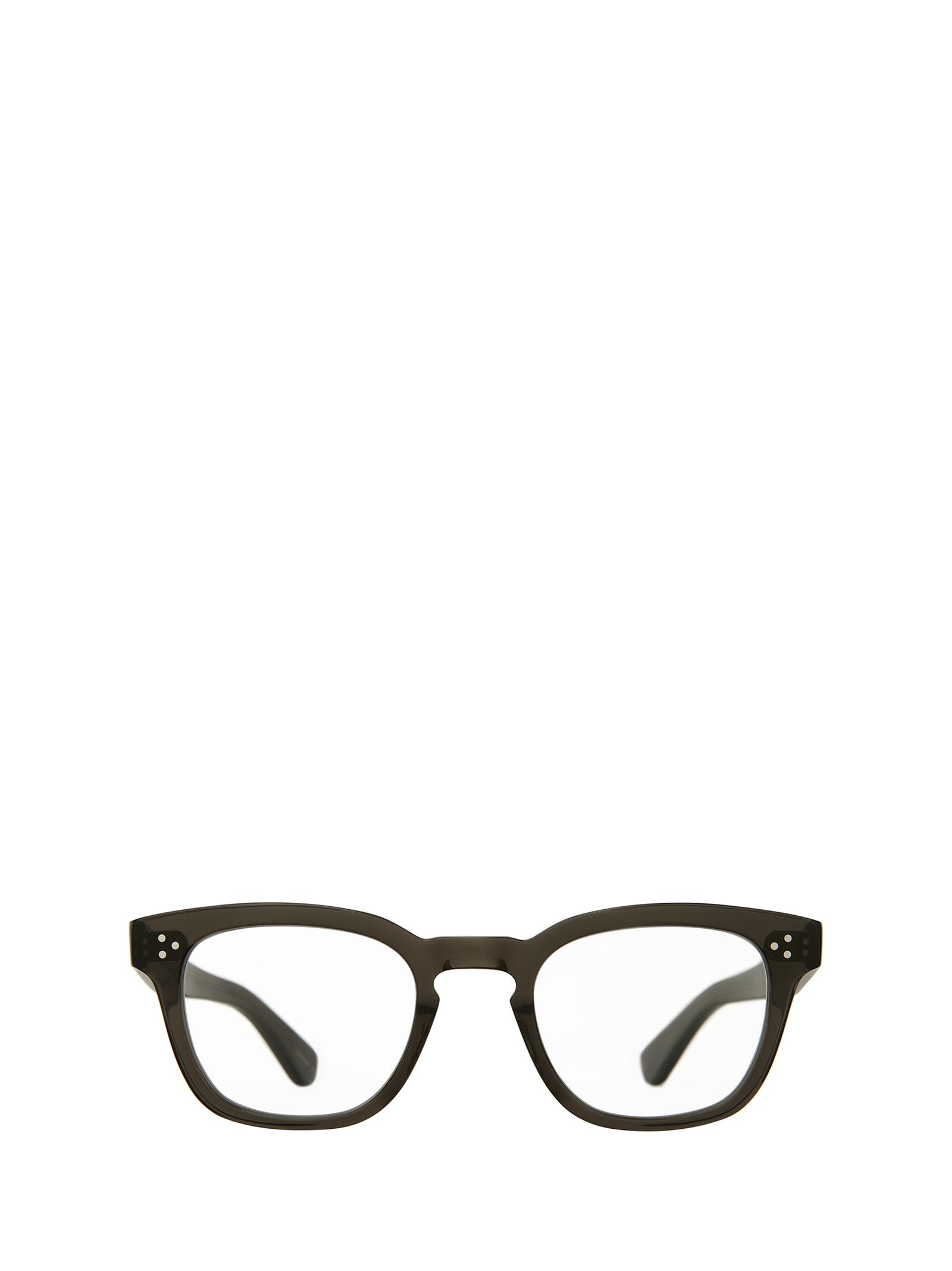 Shop Garrett Leight Regent Black Glass Glasses