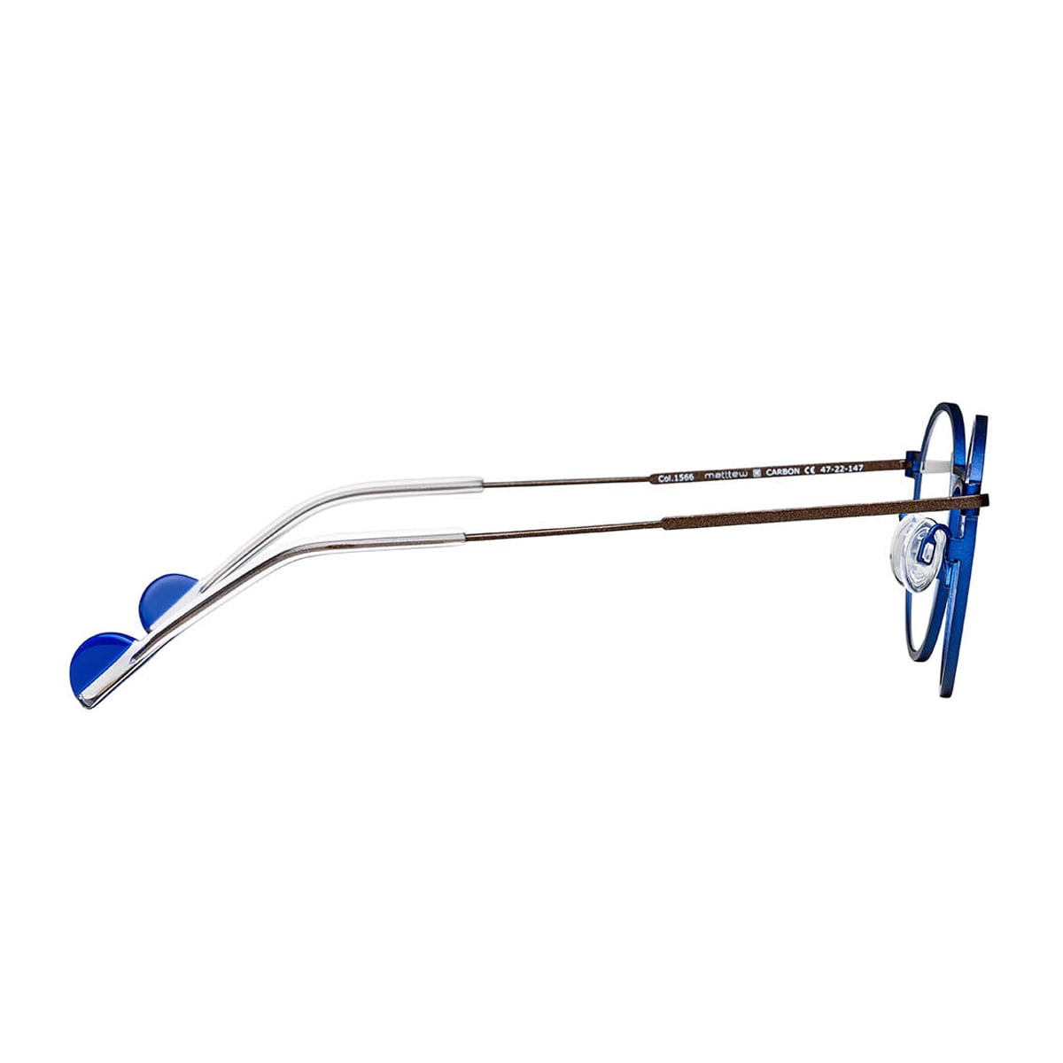 Matttew Carbon 1566 Blu Marrone Glasses