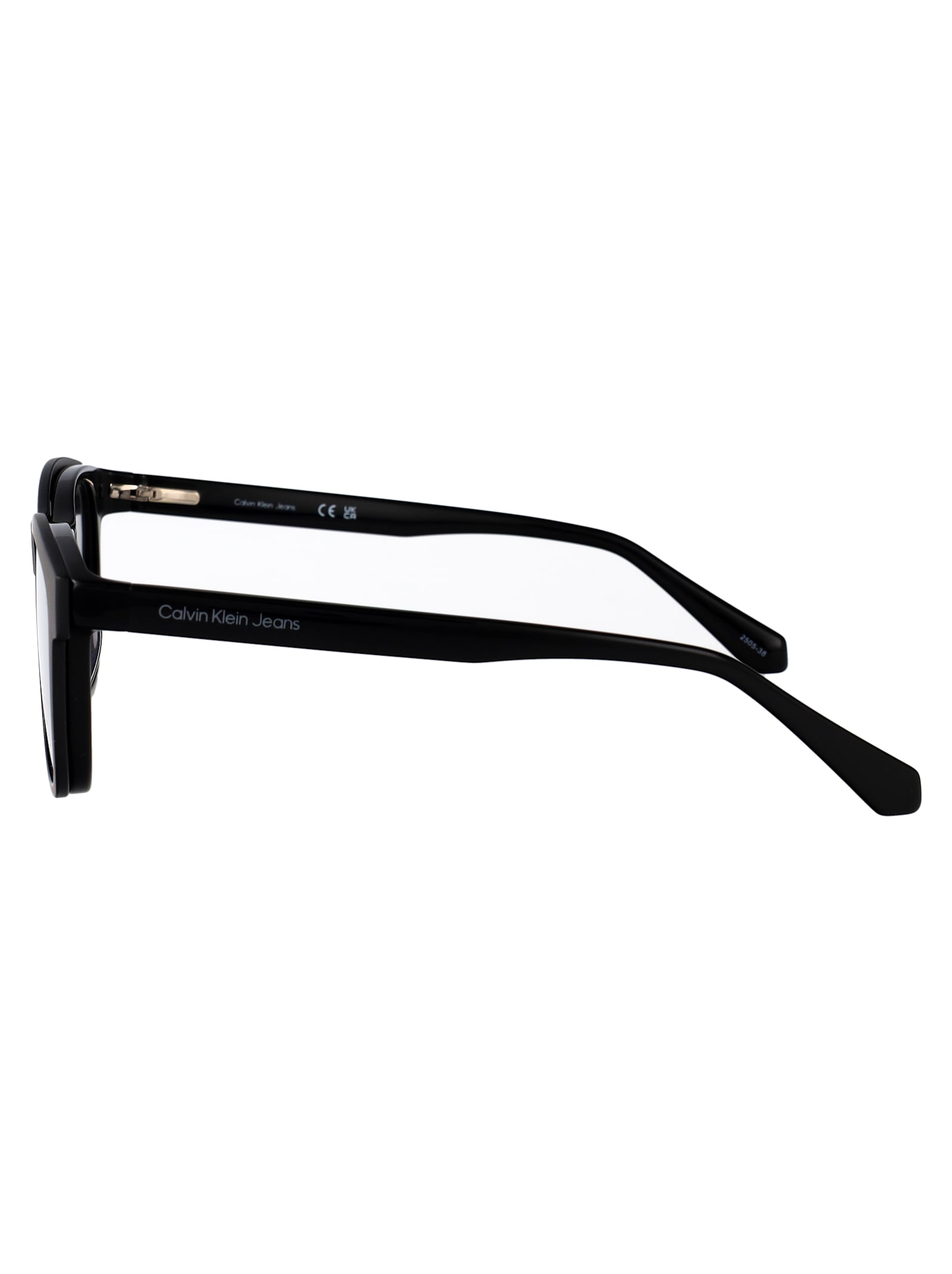 Calvin Klein Jeans Est.1978 Calvin Klein Jeans Matte Black Acetate Glasses In Black