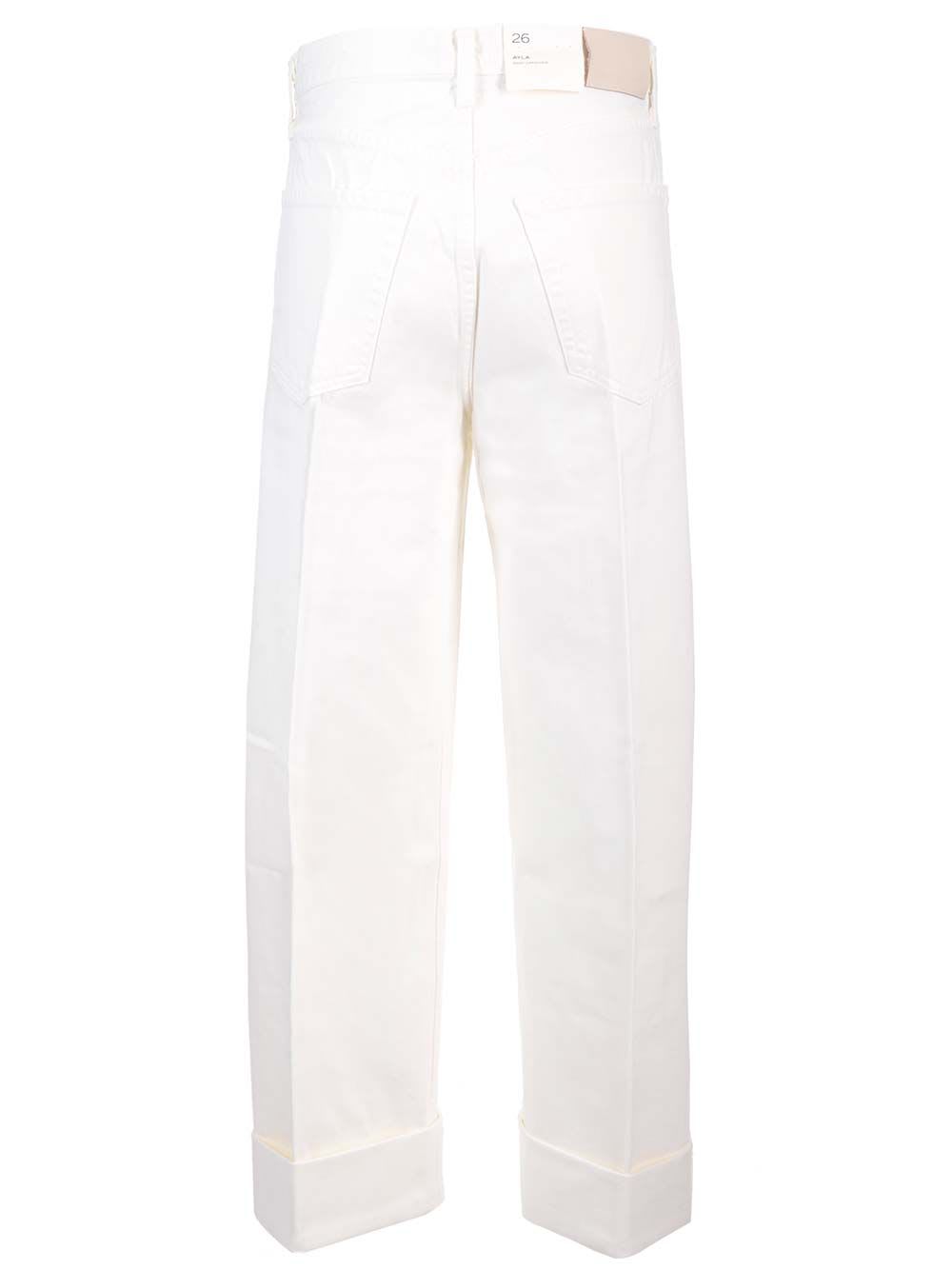 Shop Citizens Of Humanity Ayla Baggy Fit Jeans In White