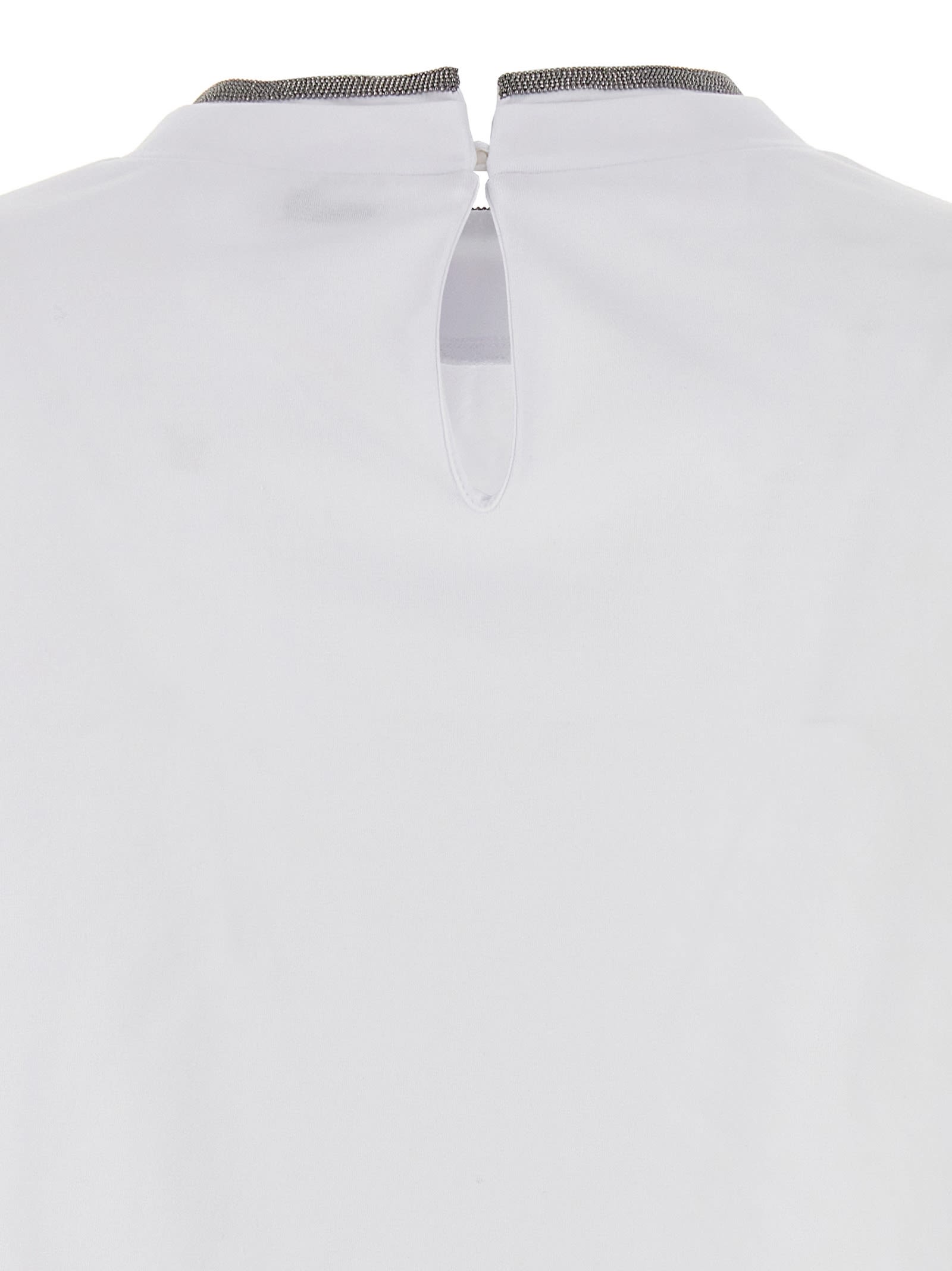 Shop Brunello Cucinelli Monile T-shirt In White