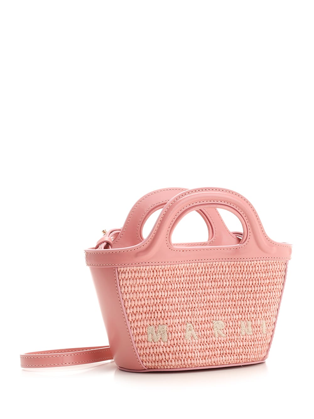 Shop Marni Tropicalia Small Hand Bag In Pink