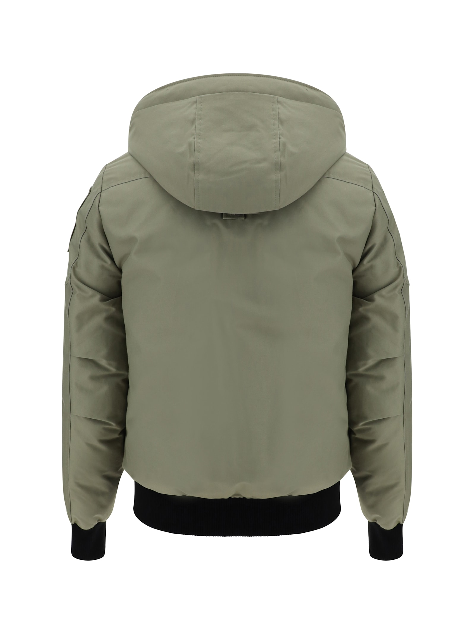 Shop Moose Knuckles Biencourt Bomber Jacket In Sage