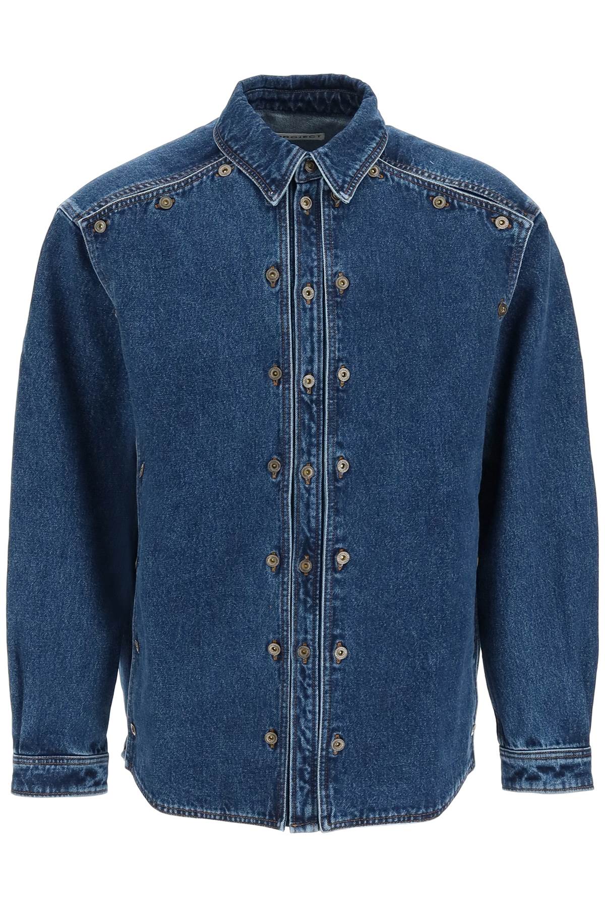 Y/PROJECT DENIM JACKET WITH OVERLYING PANELS