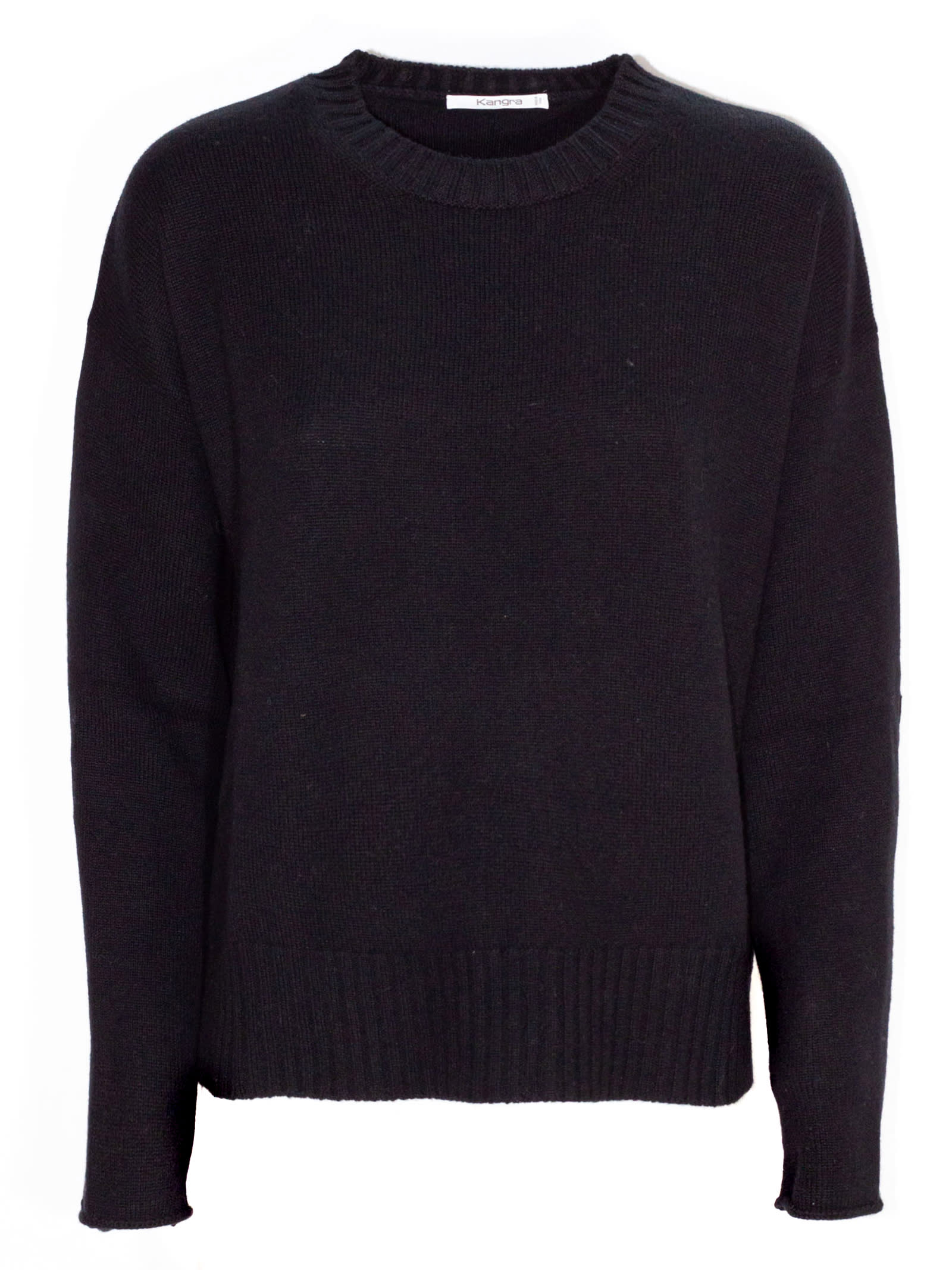 Black Wool And Cashmere Sweater