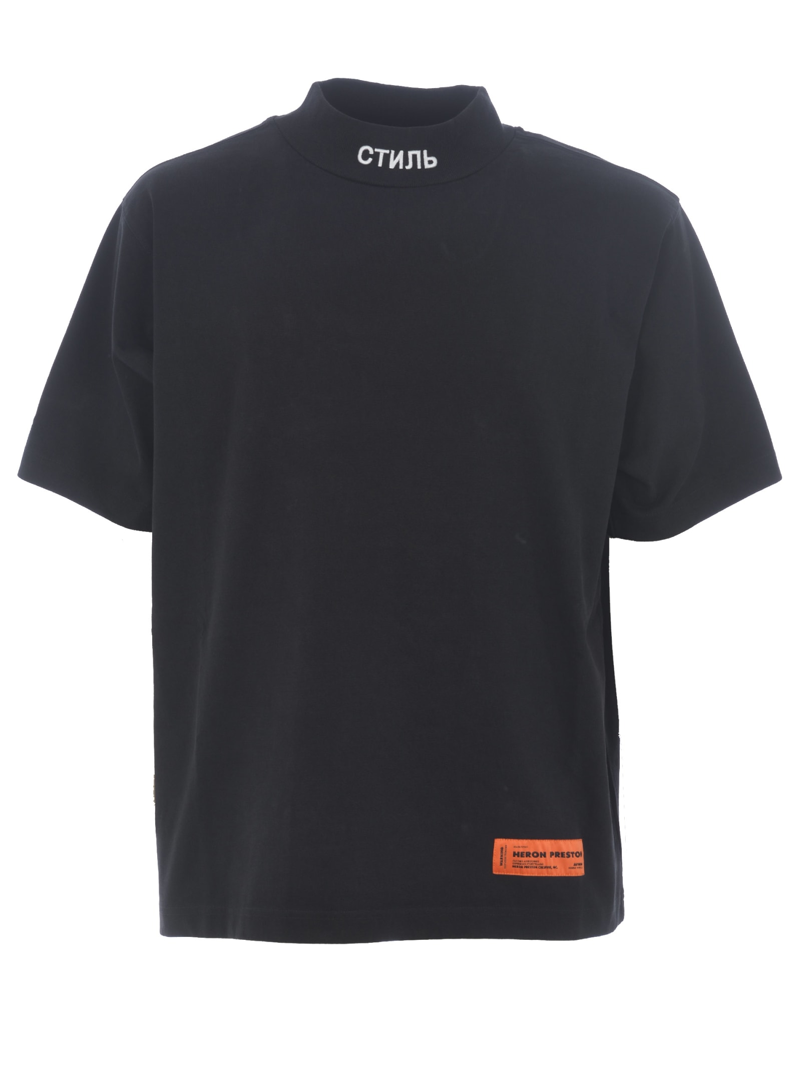 Стиль Embroidered T-shirt In Black