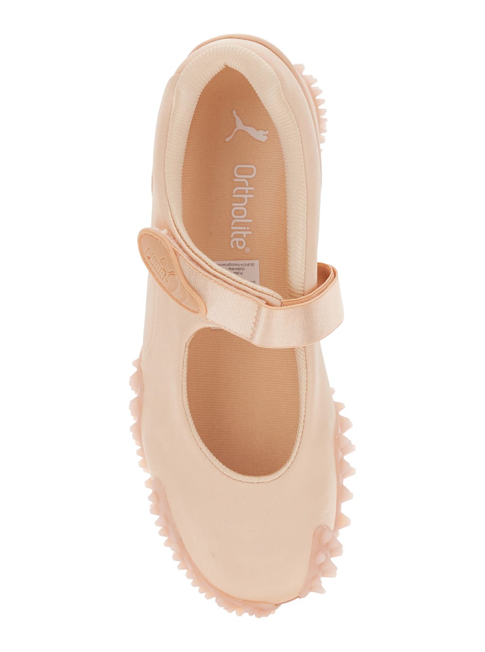 Puma ‘mostro' Pink Flats With Tread Sole And Logo On The Back In Pink