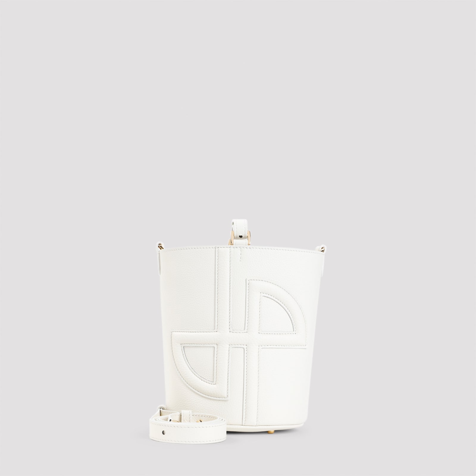 Shop Patou Jp Bucket Bag In B Angora