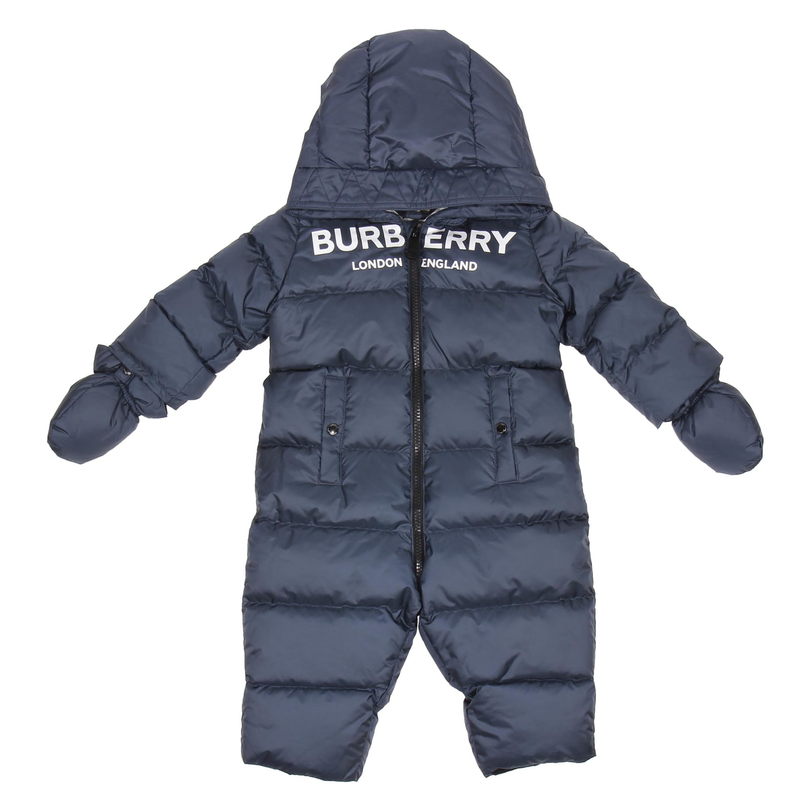 Click to view more detailed imagery on our partner's website Burberry Babies' Jumpsuit In Blu